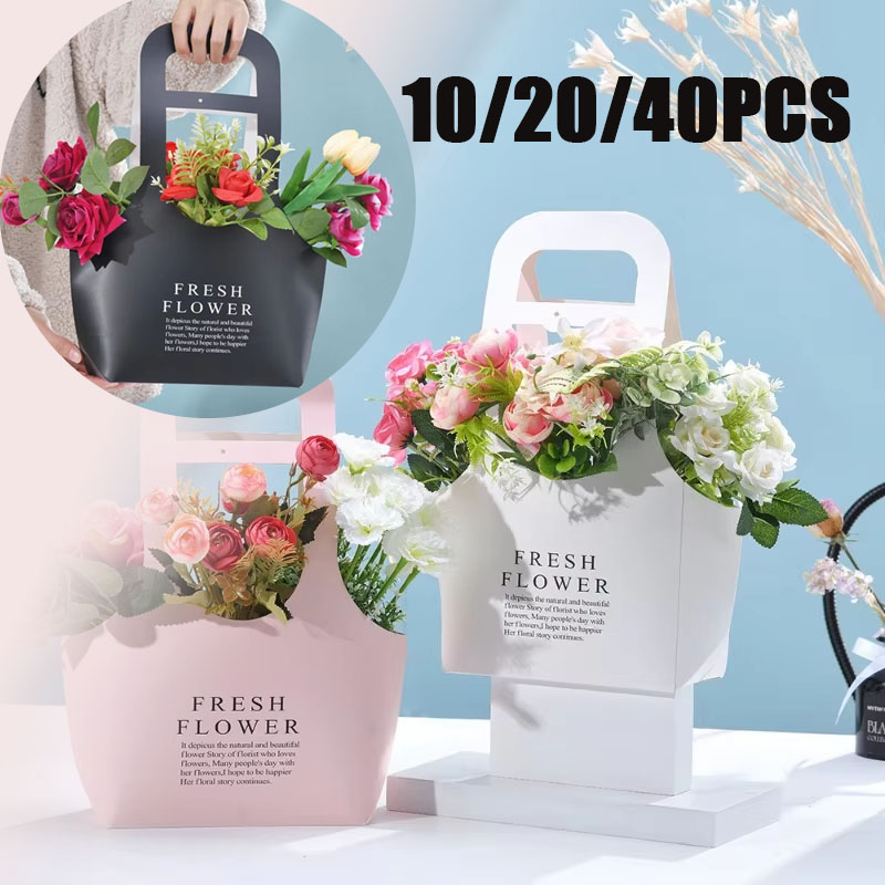 Flower Wrap Kraft - 10-40PCS Saco de Papel Kraft para