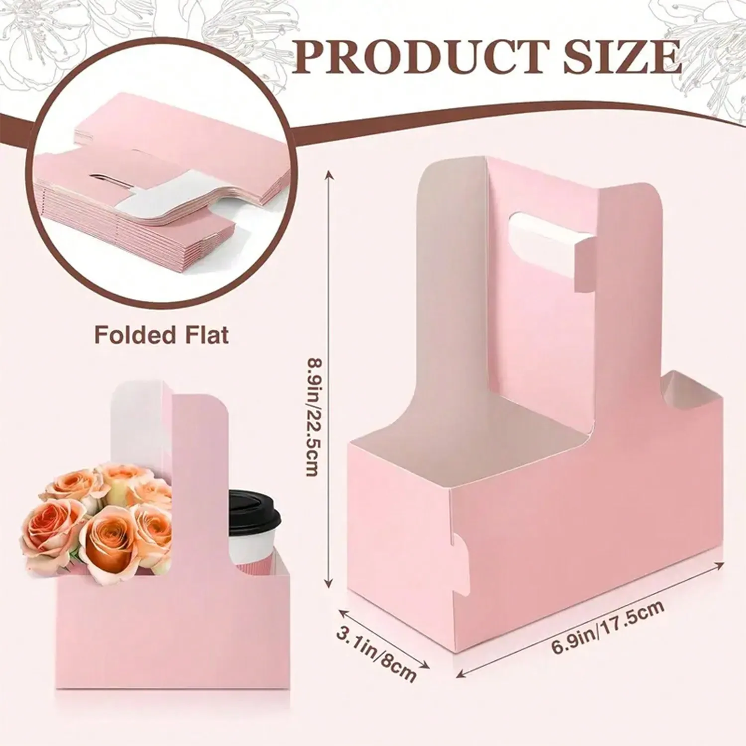 Sacos de presente de buquê de  - Flower Wrap Kraft avaliação e preço
