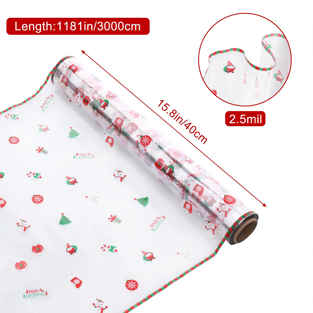 1 rolo de envoltório de celofa - Cellophane Wrap Clear avaliação e preço