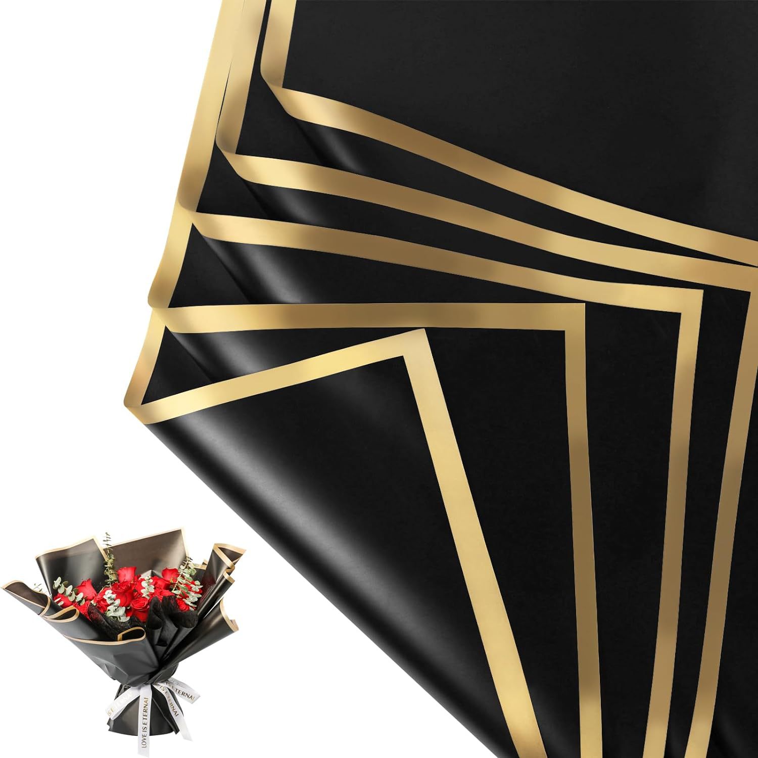 20 Folhas de Papel de Embrulho - Florist Flower Supply avaliação e preço