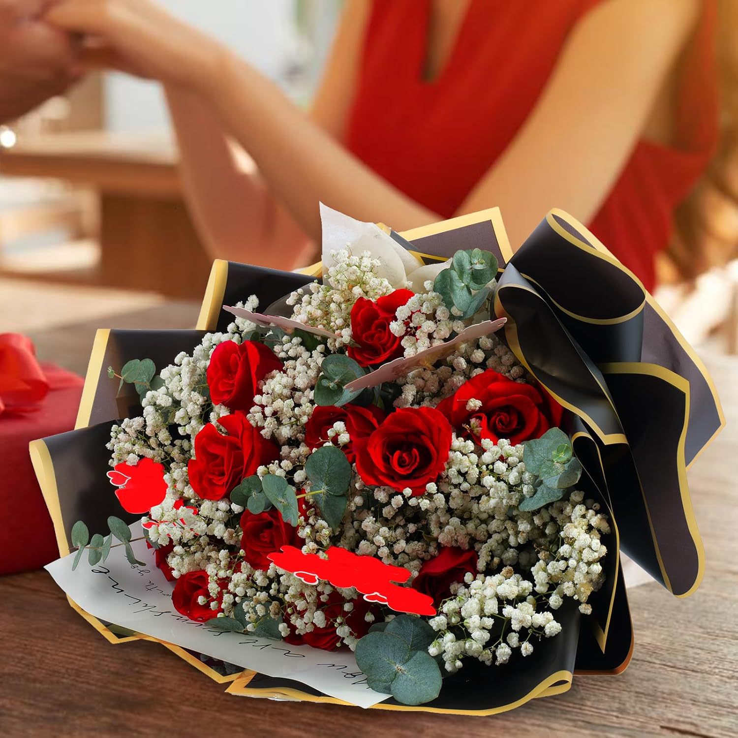20 Folhas de Papel de Embrulho - Florist Flower Supply avaliação e preço