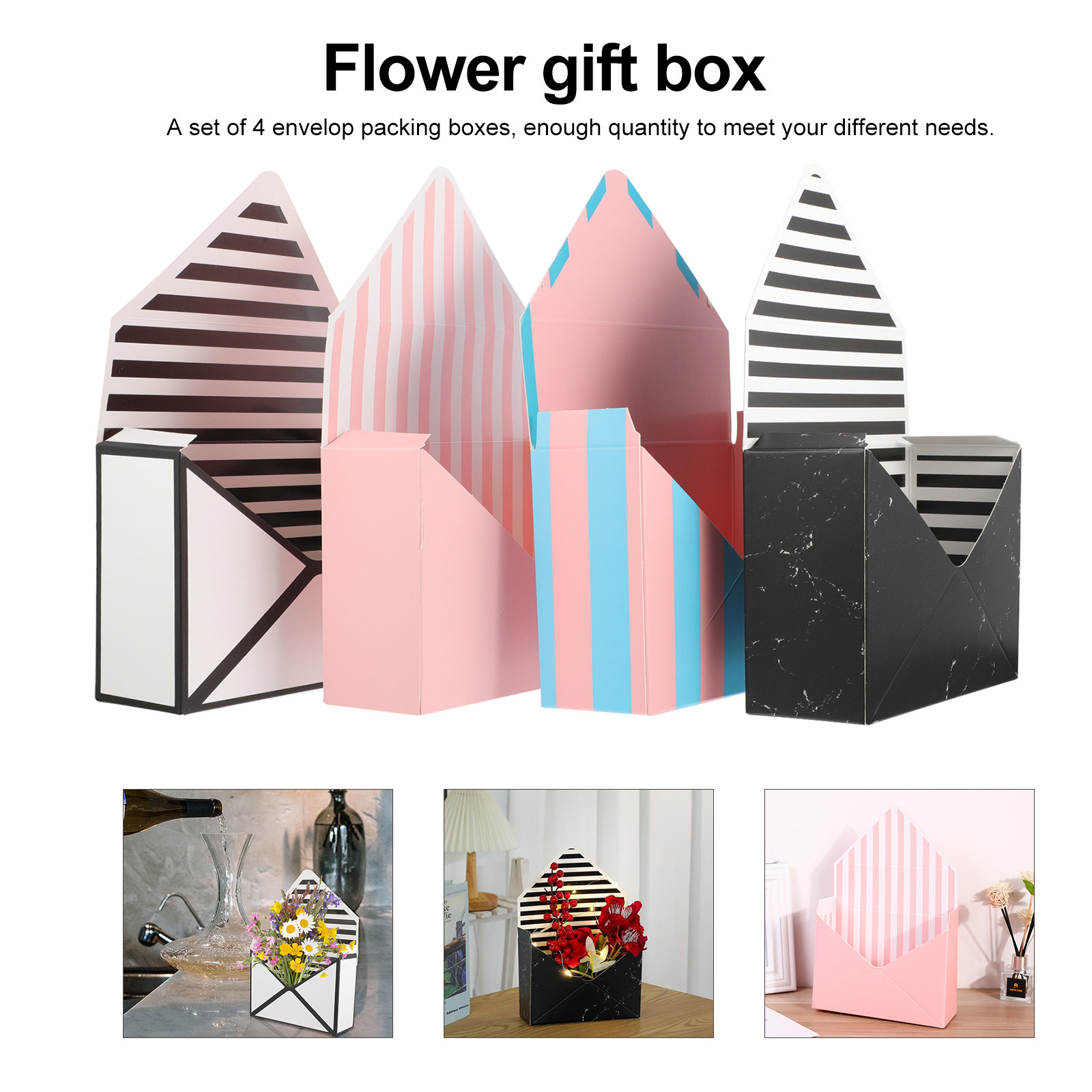 4 Caixas de Papelão Florais pa - Florist Flower Supply avaliação e preço