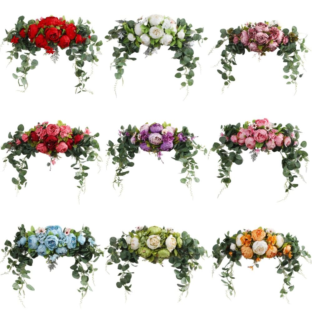 Boho artificial arco de casame - Eucalyptus Preserved avaliação e preço