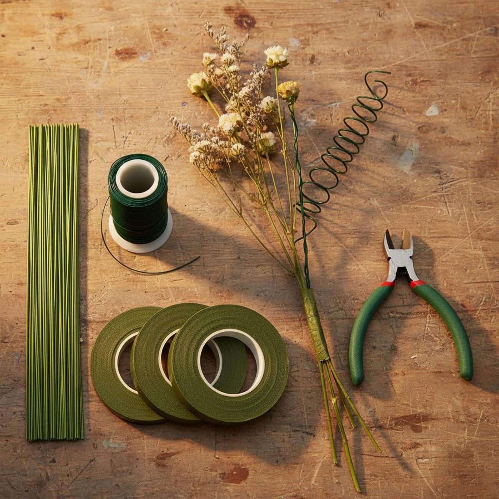 Kit de Arranjo Floral DIY, Kit - Floral Tape Green avaliação e preço