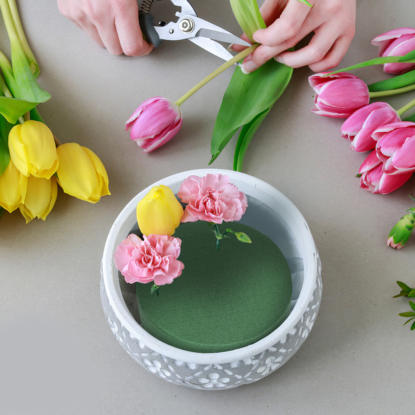 4 Peças de Espuma Floral Absor - Florist Flower Supply avaliação e preço