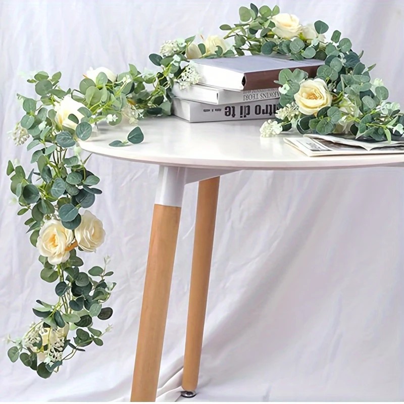 Guirlandas de eucalipto e rosa - Eucalyptus Preserved avaliação e preço