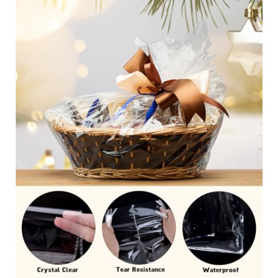 6 Sacos de Celofane Extra Gran - Cellophane Wrap Clear avaliação e preço
